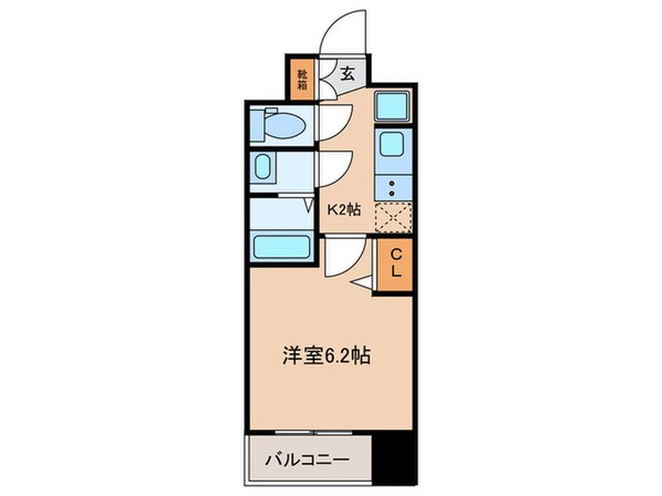 ﾌﾟﾚｻﾝｽﾄﾞｰﾑｼﾃｨ(209)の物件間取画像